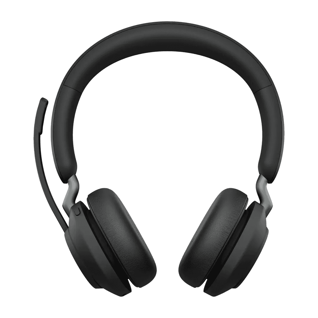Jabra Jabra Evolve2 65 Wireless PC Headset with Charging Stand, Noise Cancelling Microsoft Teams Certified Stereo Headphones With Long-Lasting Battery, USB-A Bluetooth Adapter | 26599-999-989 - thumbnail 4