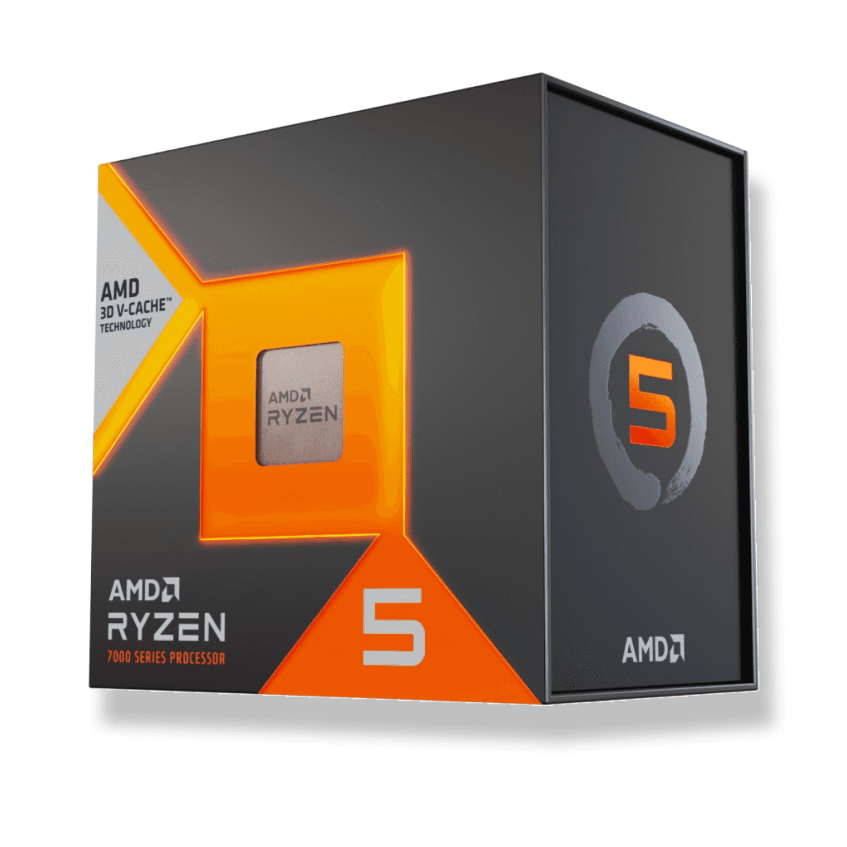 AMD AMD Ryzen 5 7500X3D Desktop Processor, 6 Cores, 12 Threads, Up to 4.5 GHz, 96MB 3D V-Cache, AM5, 65W TDP, Zen 4 (TSMC 5nm) | 100-000001904W0F - thumbnail 1