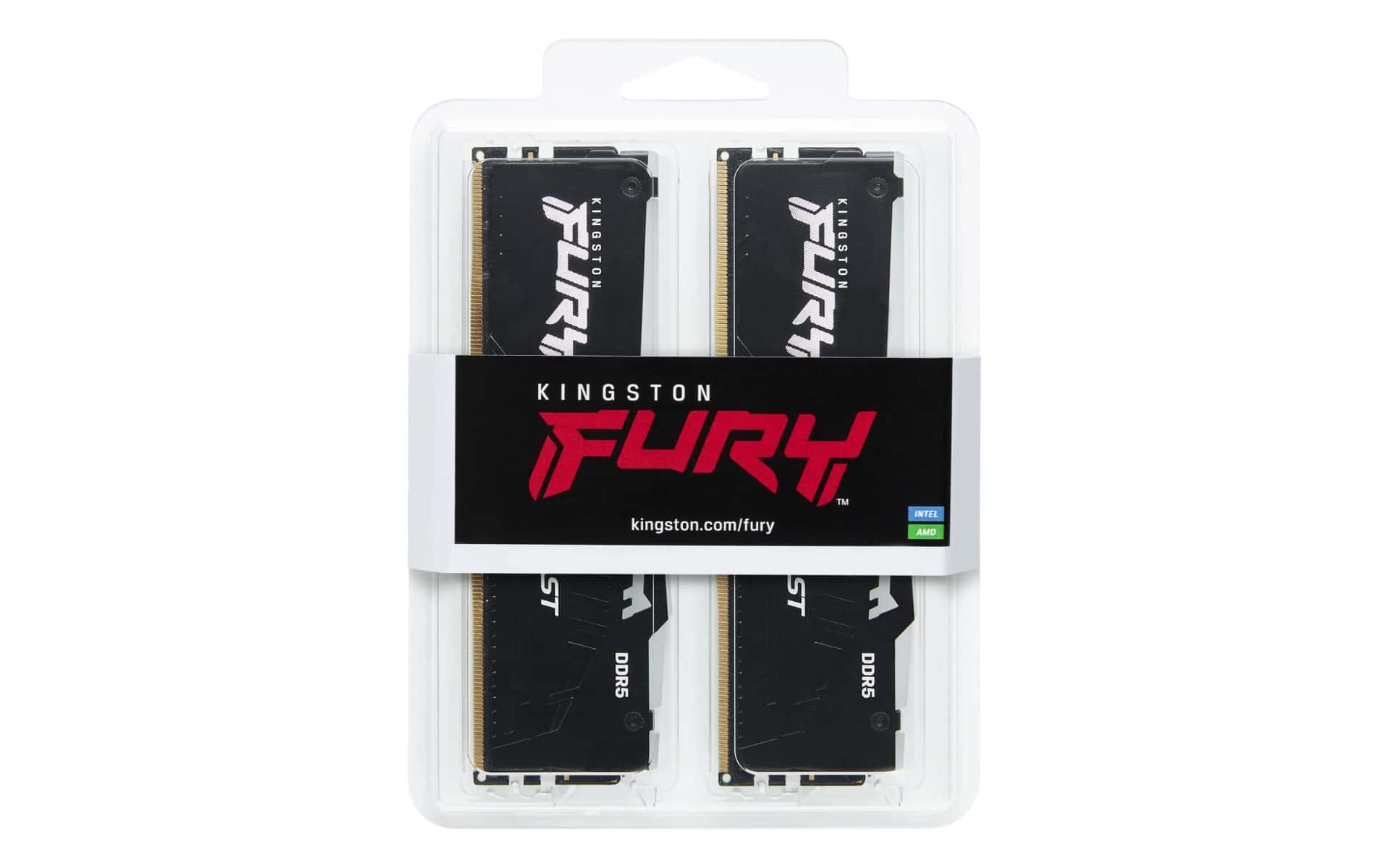 Kingston Kingston Fury Beast RGB 16GB DDR5 (2 x 8GB) Desktop Memory RAM, 6000MHz Dual Channel Kit, Non ECC Unbuffered DIMM, CL 40 CAS Latency, 1.35 Voltage, 288-Pin, Black | KF560C40BBAK2-16 - thumbnail 2