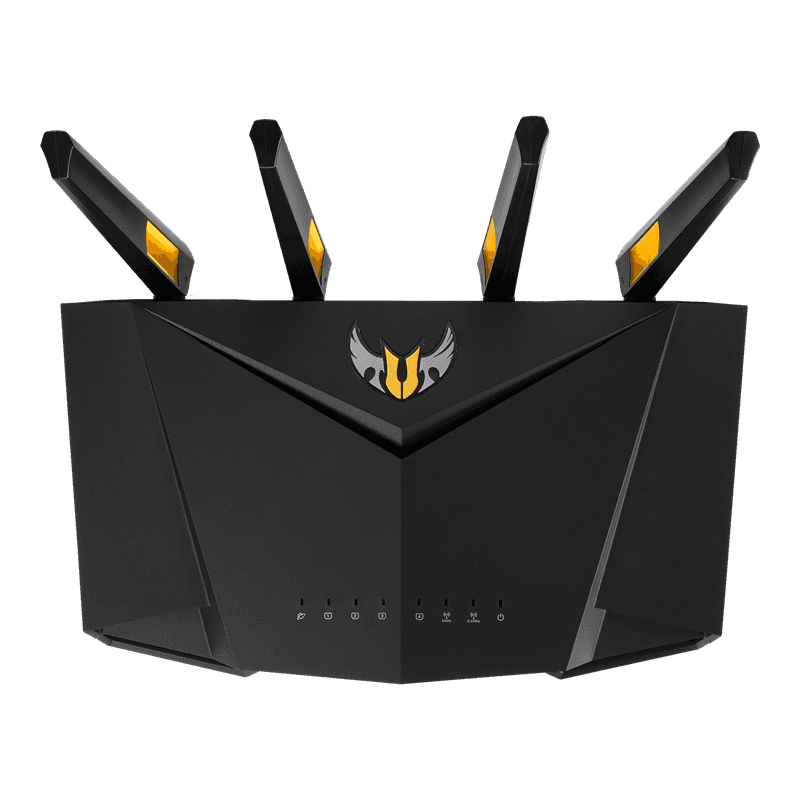 Asus ASUS TUF Gaming AX3000 V2 Dual Band WiFi 6 Gaming Router with Mobile Game Mode, 2.4GHz / 5GHz Bands, 3000 Mbps Speed, 2.5Gbps Port, Wi-Fi 6, AiProtection Pro Network Security, Black | 90IG0790-MU9B00 - thumbnail 3