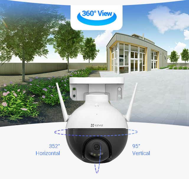 EZVIZ EZVIZ CS-C8W  4MP OUTDOOR WIRELESS CAMERA(4MP,W1)-6941545606859 - thumbnail 3