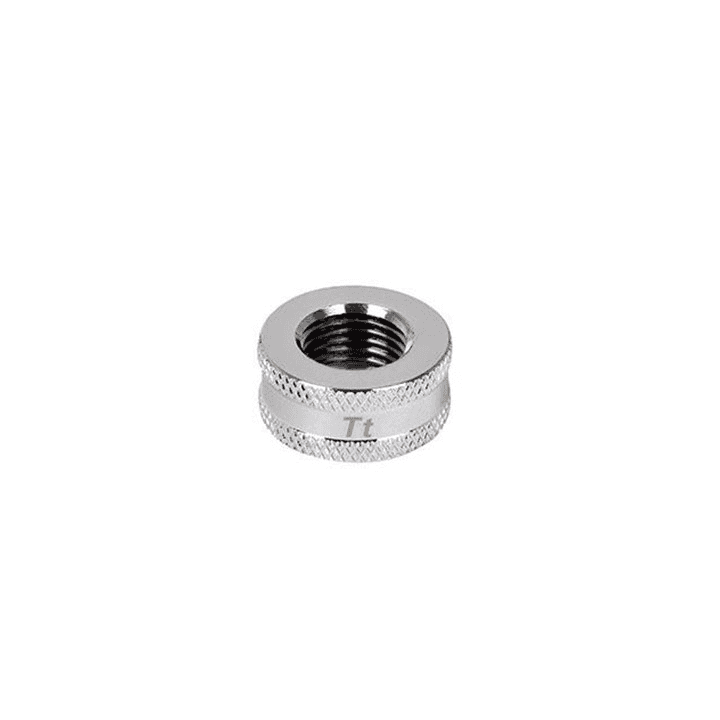 Thermaltake Pacific G1/4 Female to Female 10mm extender - Chrome - CL-W048-CU00SL-A - thumbnail 1