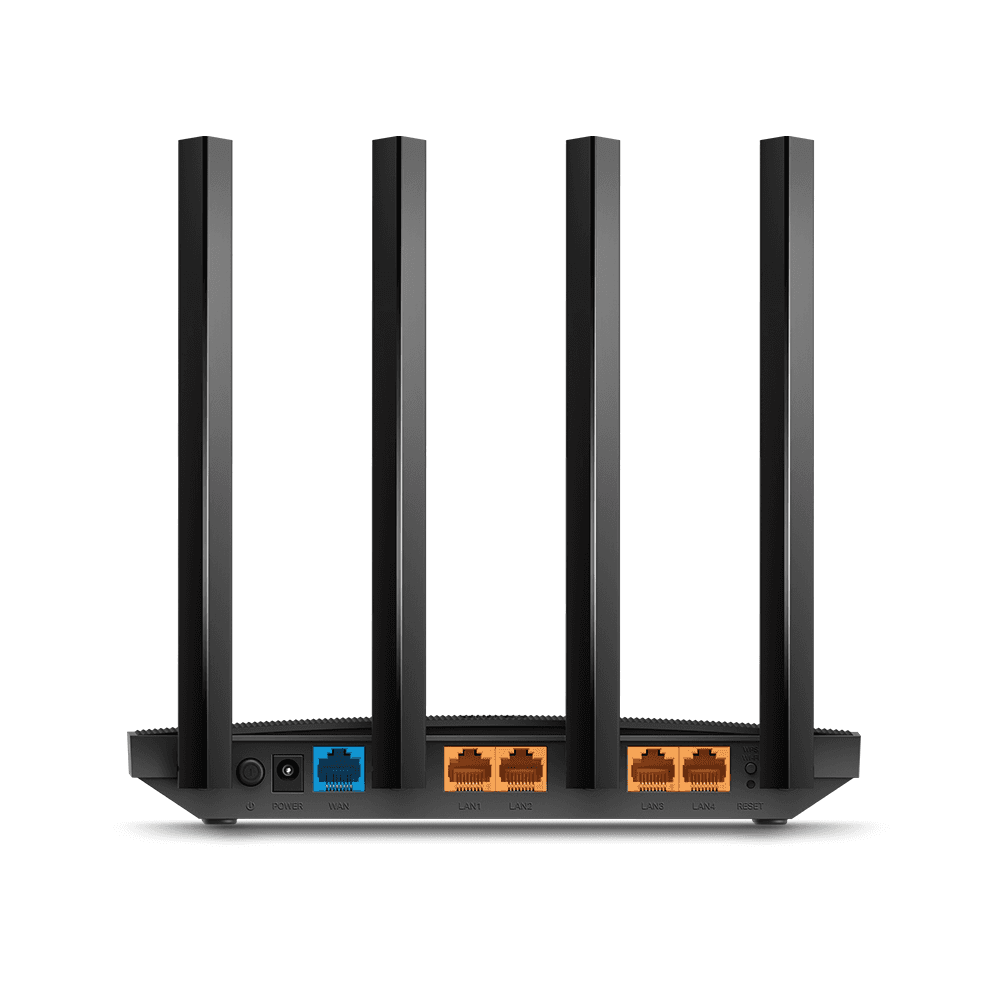 TP-Link Archer C6 AC1200 Wi-Fi Router, Dual Band 1200 Mbps Speed, Advanced Security with WPA3, Smart Roaming, Black | Archer C6 thumbnail 4