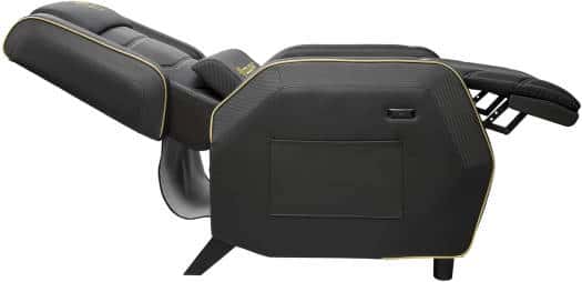 COUGAR RANGER PRO ROYAL Adjustable Gaming Sofa with Detachable Swivel Table, Breathable PVC Leather, Side Storage Pocket, USB Type-C Charging Port, Headrest & Lumbar Pillow, Black | 3MRGPGLB.0001 - thumbnail 3