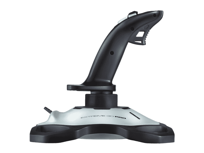 Logitech Extreme 3D PRO Joystick, Precision Twist Rudder Control, 12 Programmable Buttons, 8-way Hat Switch, Rapid-fire Trigger, Contoured Grip, Stable Weighted Base., For Only PC, Black | 942-000031 thumbnail 3