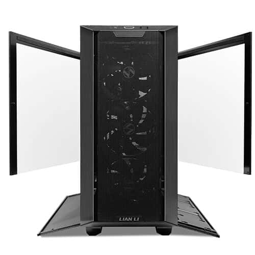 Lian Li Lancool III Mesh RGB E-ATX Mid Tower Modular Chassis, 8 Expansion Slots, Tempered Glass Panel, Up To 360mm Fan Support, Equipped With 4x 140 PWM Fans, USB Type C, Black | G99.LAN3RX.00 thumbnail 4