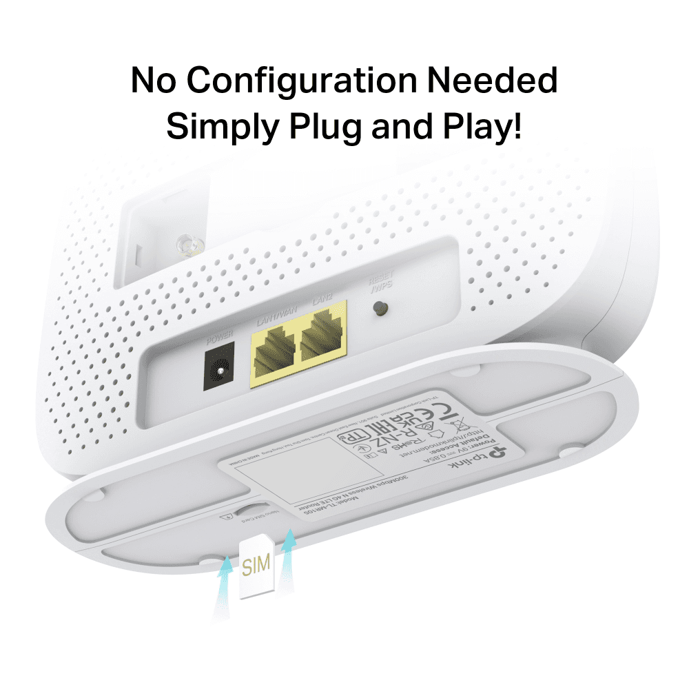 tp-link TP-Link TL-MR105 300 Mbps Wireless N 4G LTE Router - thumbnail 5
