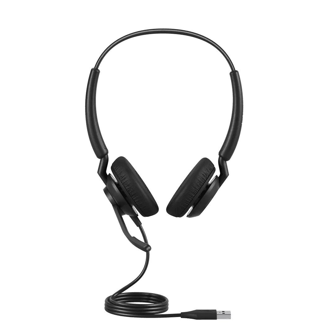 Jabra Jabra Engage 40 UC Duo USB-A Headset, Built-In Busylight, BalancedVoice, 2-Microphone System, Programmable Buttons, Control Unit USB Type-A, Black | 4099-419-279 - thumbnail 2