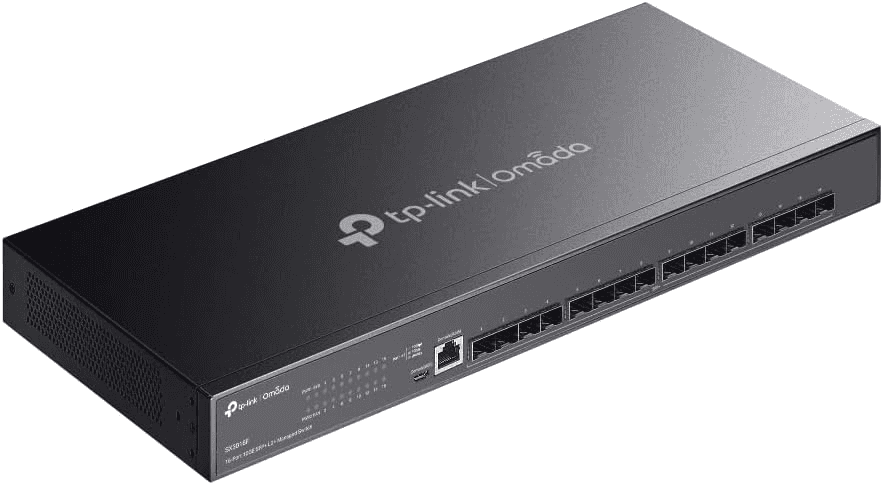 tp-link TP-Link Omada SX3016F 16-Port 10G SFP+ Managed Switch, L2+ Features, Dual Redundant Power Supplies, Enterprise Rackmount, JetStream | SX3016F - thumbnail 2