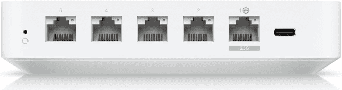 Ubiquiti Ubiquiti UniFi Cloud Gateway Ultra (UCG-Ultra) 1 Gbps Routing with IDS/IPS, 2.5 GbE WAN, 4x GbE LAN, Multi-WAN, 0.96" LCM Display | UCG-Ultra - thumbnail 2