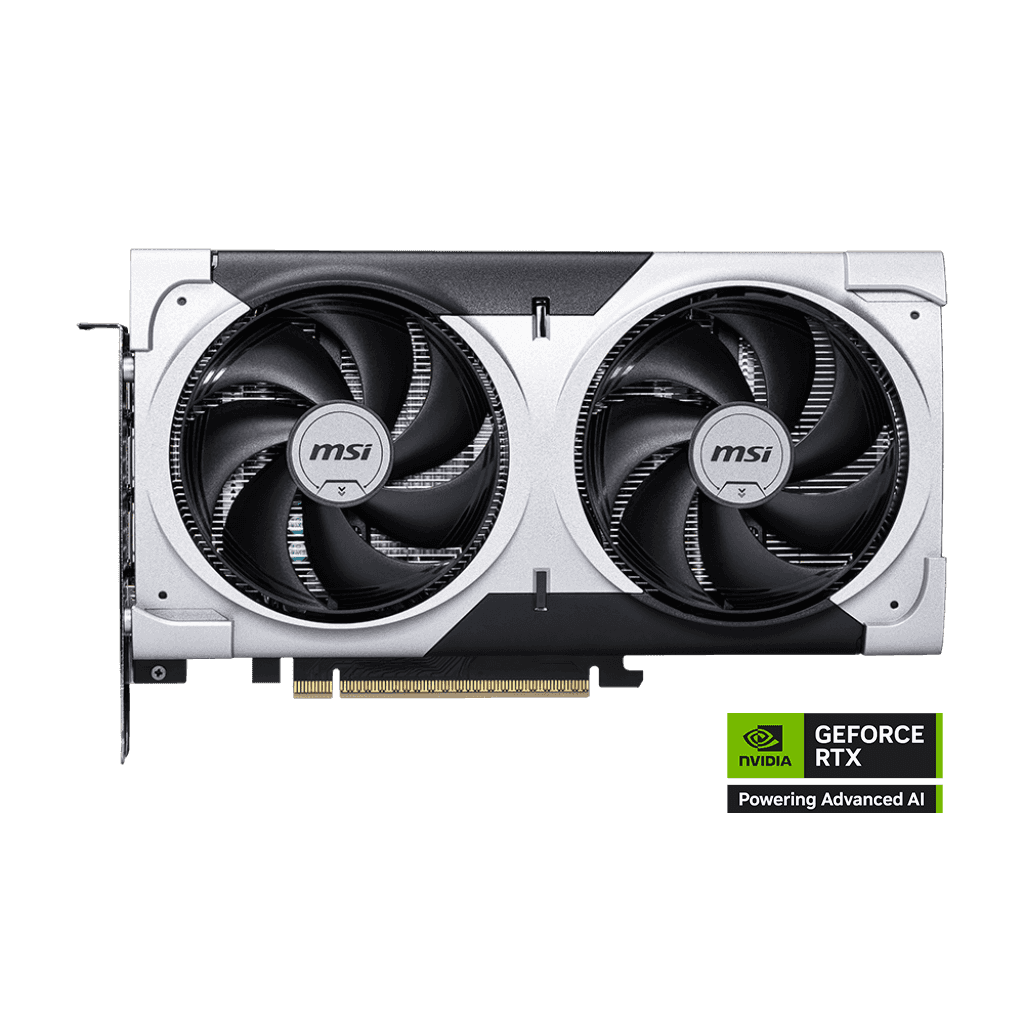MSI MSI GeForce RTX 5060 Ti 8G VENTUS 2X PLUS Graphic card, 8GB GDDR7, 28 Gbps 128-bit, 4608 Units CUDA CORES, 2587 MHz Extreme Clocks, NVIDIA Blackwell Architecture DLSS 4 | 912-V536-051 - thumbnail 2