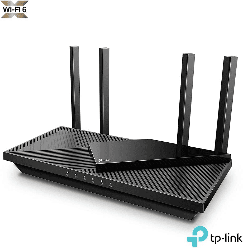 TP-Link Archer AX55 AX3000 Dual Band Gigabit Wi-Fi 6 Router, 2402Mbps 5 GHz, 574Mbps 2.4 GHz, 802.11ax, 160MHZ Bandwidth, Dual Band, OFDMA, MU-MIMO, Works with Alexa, Black | Archer AX55 thumbnail 6