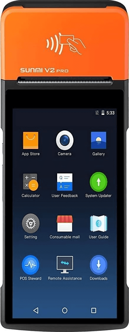 Sunmi V2 Pro 4G Android Handheld POS Terminal with Printer WiFi NFC Mobile POS Devices Thermal Ticket Portable Printer 2GB RAM + 16GB ROM 1440 * 720,IPS-P06034006 | Sunmi V2 Pro | T5921 thumbnail 3