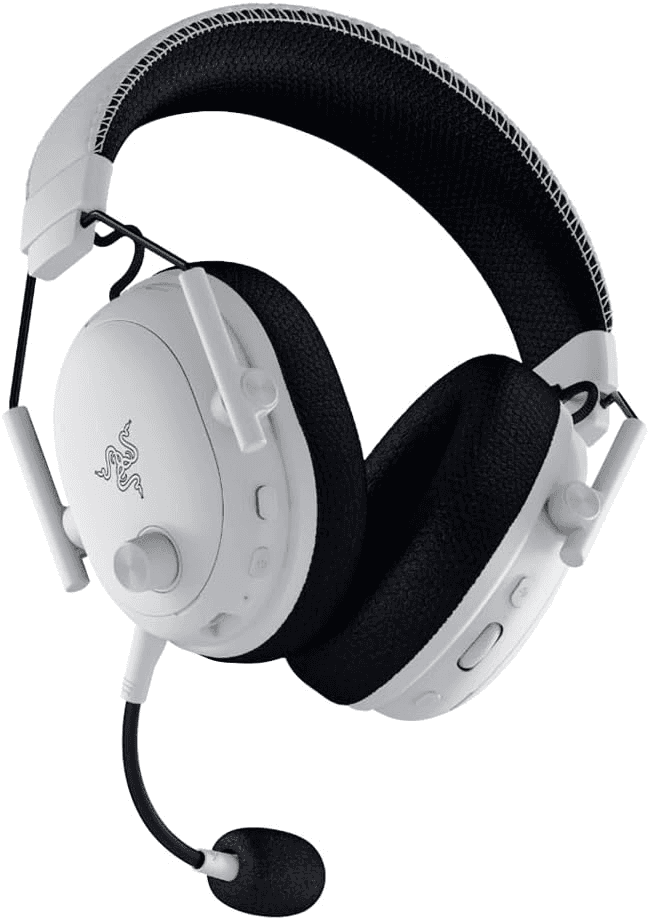 RAZER Razer BlackShark V3 X HyperSpeed Edition Wireless Gaming Headset, PS5 & PC, 50mm TriForce Drivers, Bluetooth, Detachable Mic, White | RZ04-05420500-R3G1 - thumbnail 2