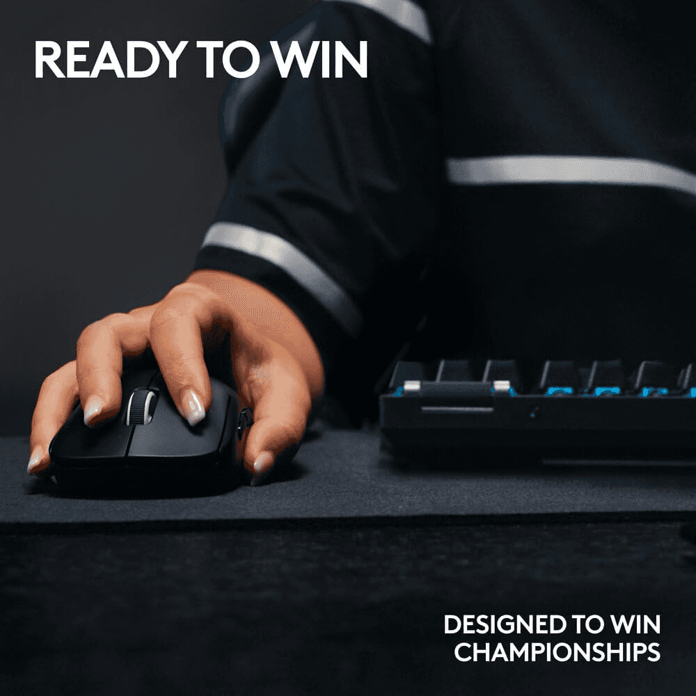Logitech Logitech G PRO X SUPERLIGHT 2 LIGHTSPEED Wireless Gaming Mouse, Lightweight, LIGHTFORCE Hybrid Switches, HERO 2 Sensor, 32,000 DPI, 5 Programmable Buttons, USB-C Charging, PC & Mac - Black - thumbnail 8