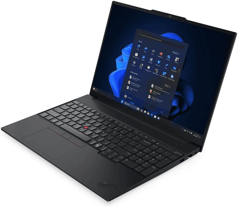 Lenovo Lenovo ThinkPad E16 Gen 3 AI Business Laptop, Intel Core Ultra 7 256V Processor, 16 GB RAM, 512 GB SSD, 16" WUXGA Display, DOS, Free Bag, Backlit Engish Keaboard, Black, 1 Year Warranty | 22AY0016GP - thumbnail 3