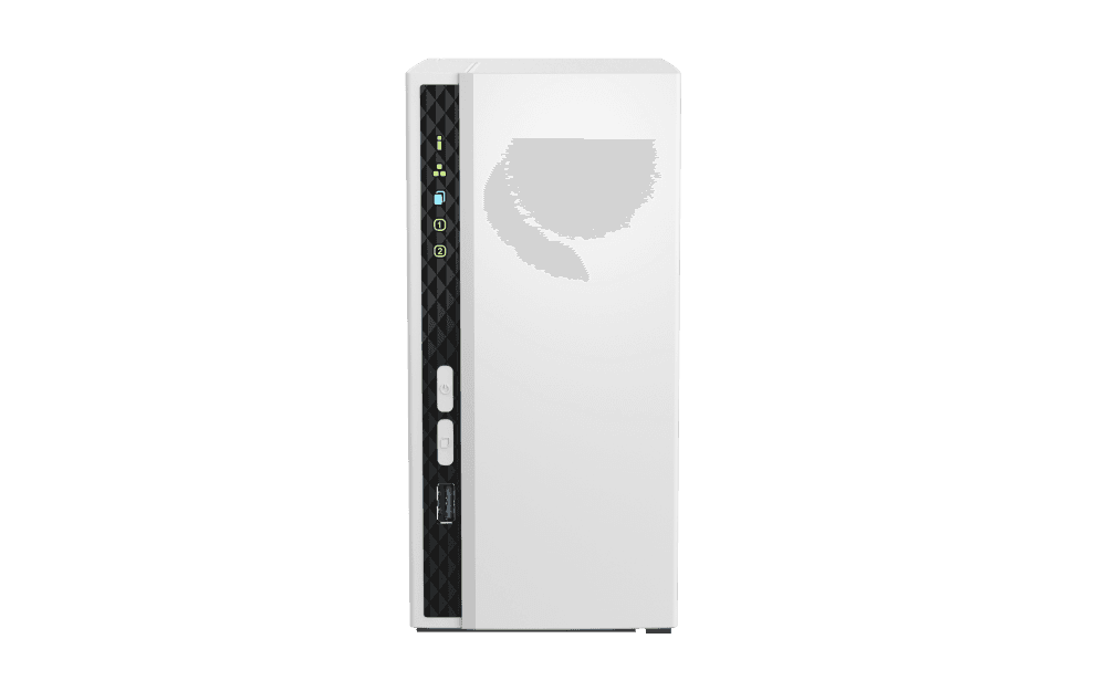 QNAP TS-233 2 Bay Desktop NAS,Gigabit Ethernet Port,2GB RAM On Board, 2x3.5Inch SATA 6Gb/s Drive Bay, ARM 4 Core Processor, Power, White | TS-233 thumbnail 6