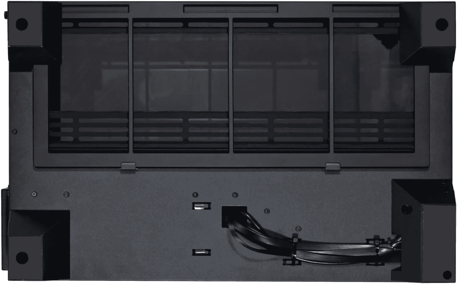 Lian Li O11 Vision Tower Computer Case, Steel & 3mm Tempered Glass Materials, 360mm Radiator & 8x 120mm Fan Support, Cable Management, Dual-Chamber Layout, Dust Filters, Chrome | G99.011VC.00 thumbnail 8