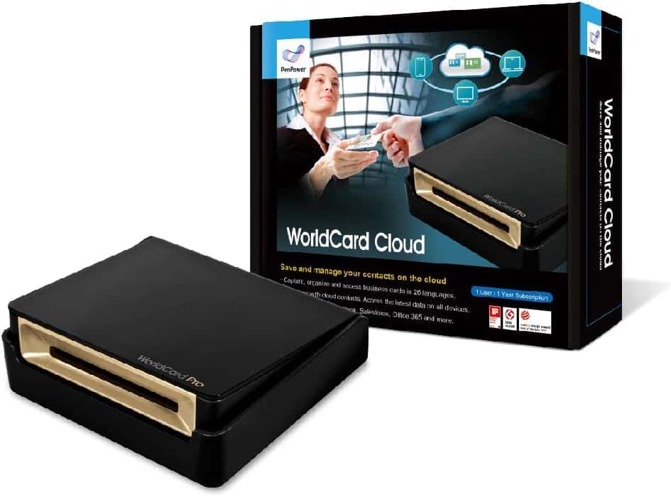 PenPower WorldCard Cloud Business Card Scanner for Window/Mac/Smartphone, Save and Manage Your Contacts by Cloud - thumbnail 1