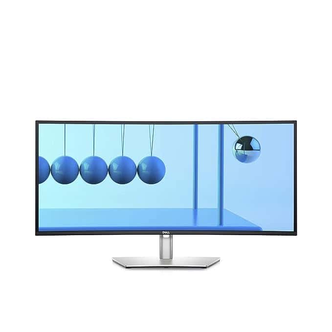 Dell DELL U3421WE 34 INCH ULTRASHARP CURVED USB-C HUB MONITER, Ultrawide Monitor WQHD (3440 x 1440p at 60Hz), in-Plane Switching Technology, 100mmx100mm VESA Mounting Support, Platinum Silver (Latest Model)|EAN: 5397184409558, |UPC: 884116381174 - thumbnail 5
