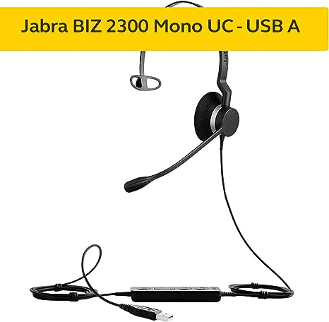 Jabra Jabra BIZ 2300 USB UC Headset Mono, Noise-cancelling Microphone | 2393-829-109 - thumbnail 5