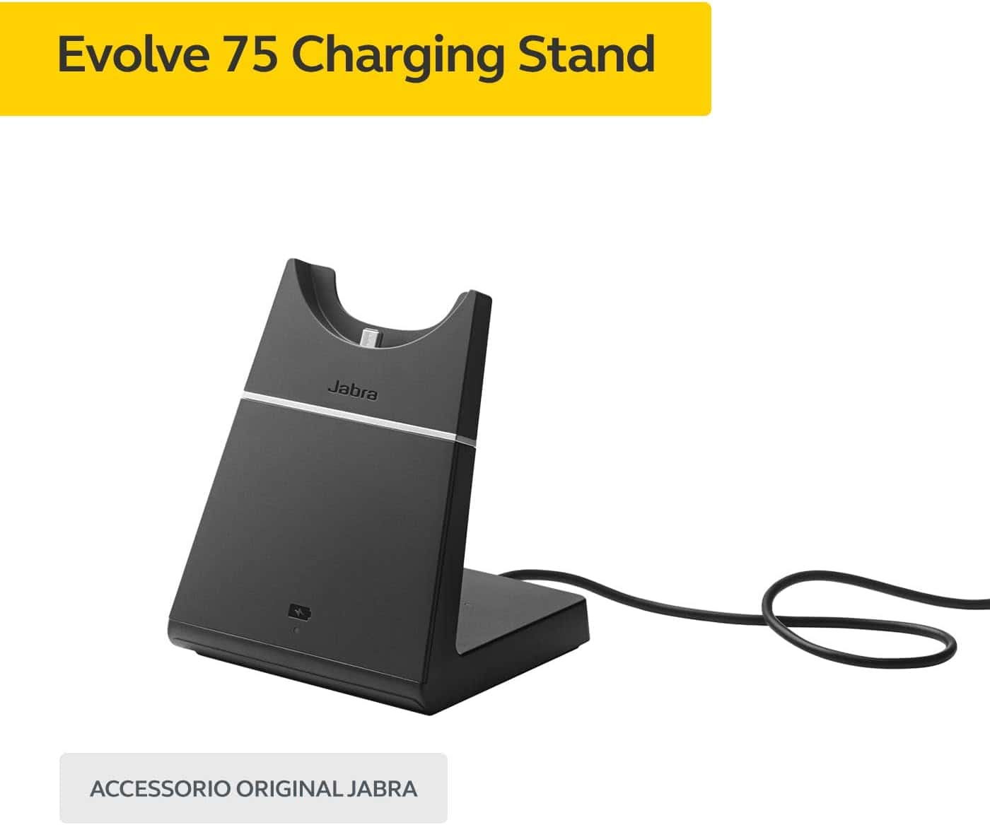 Jabra Jabra Evolve 75 Charging Stand, Black | 14207-40 - thumbnail 1