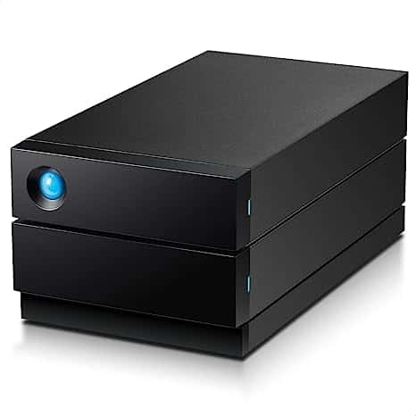 Lacie Lacie 2big RAID 40 TB External Hard Drive Desktop HDD ??? USB-C, 7,200 RPM Enterprise Class Drives, for Mac and PC Desktop, Rescue Services (STHJ40000800) - thumbnail 2