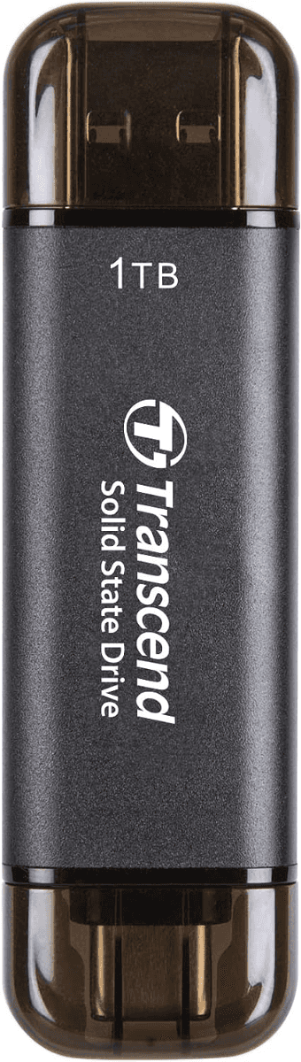 Transcend Transcend ESD310C Portable SSD, 3D NAND Flash, 1 TB Capacity, Up to 1050 MB/s Read Speed & 950 MB/s Write Speed, 10Gbps Connection Interface, Black | ESD310C - thumbnail 5