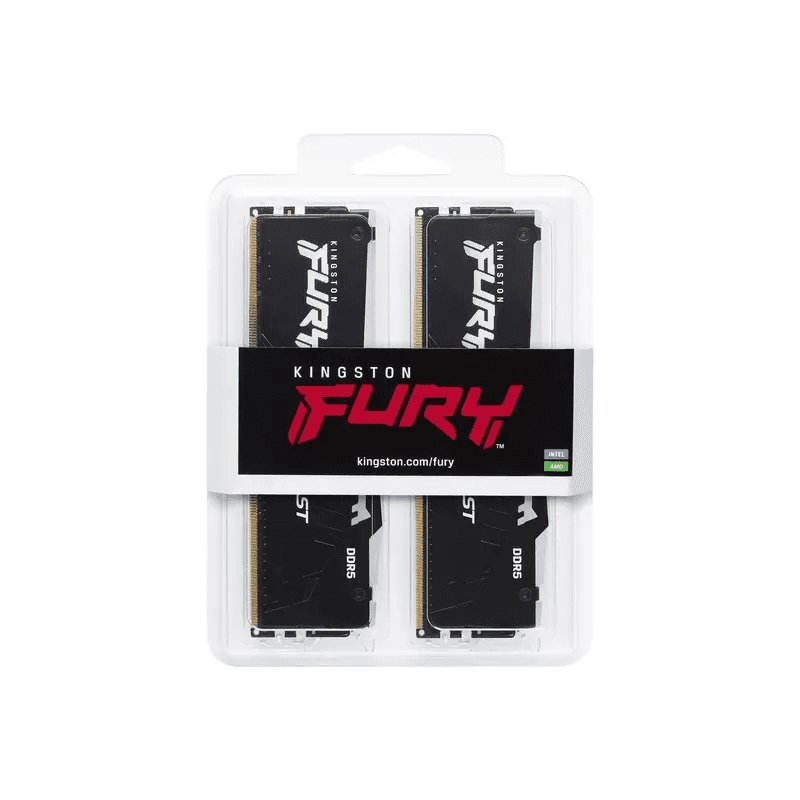 Kingston Kingston Fury Beast 64GB (2x32GB) 6000mhz RGB DDR5 CL40 SDRAM Memory Kit | KF560C40BBAK2-64 - thumbnail 2