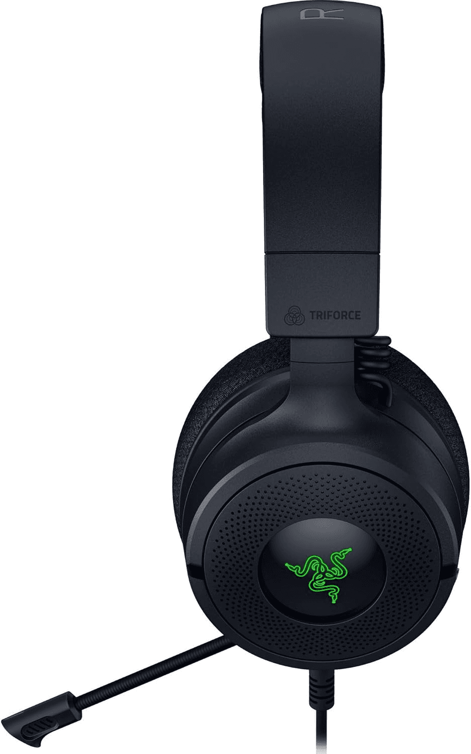 Razer Kraken V4 X Wired Gaming Headset, USB Type C & USB Type A, Oval Ear Cushions, 7.1 surround sound, Realistic Positional Sound, All-day Comfort And Noise Isolation, PC, Console, Phones, and ETC | RZ04-05180100-R3U1 thumbnail 2
