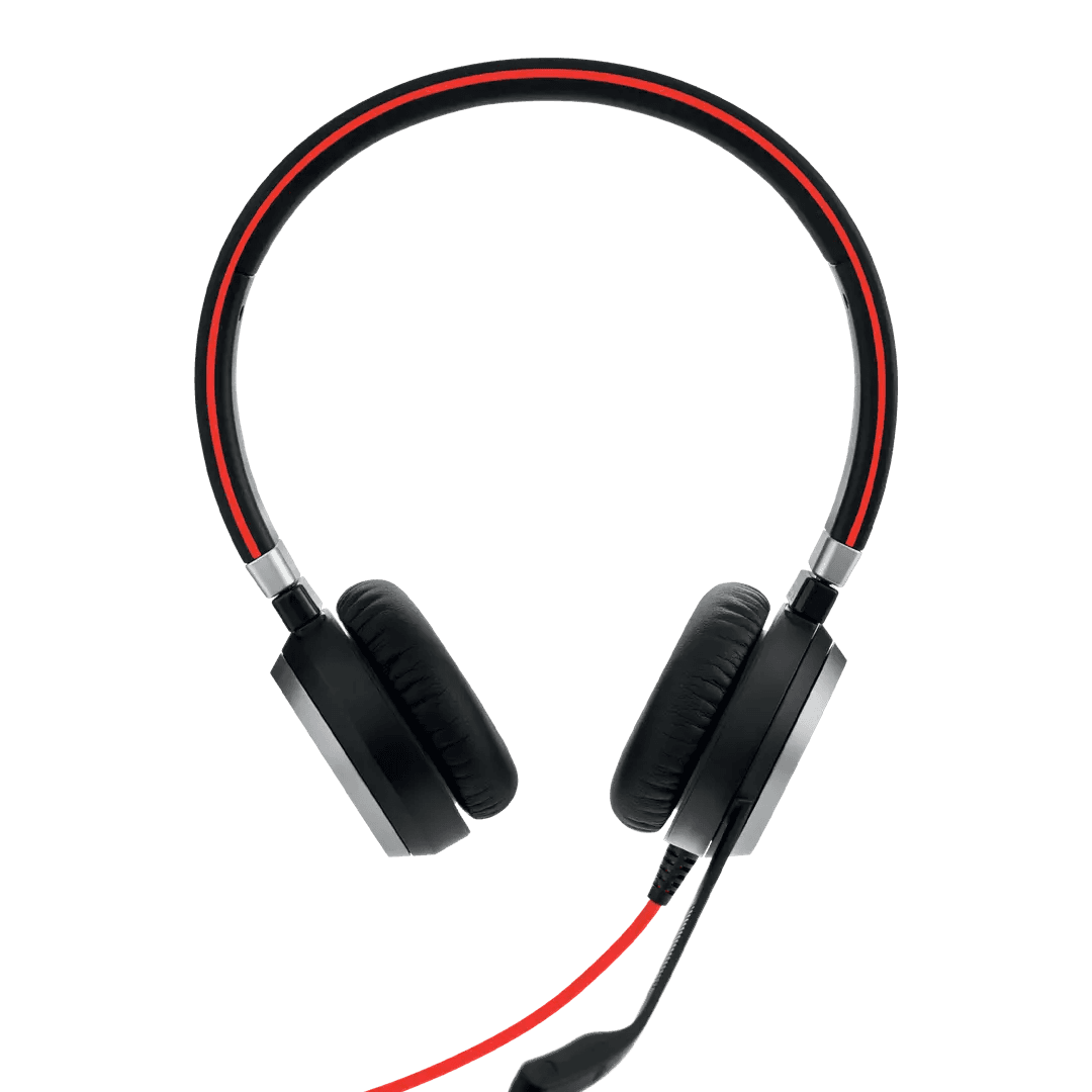 Jabra Jabra Evolve 40 UC Stereo W47N Wired Professional Headset, USB-A, 3.5mm Jack, Noise-Cancelling Microphone, Powerful 40mm Speakers, Connect To 1 Device, Great For Stationary Work, Unified Communication | 6399-829-209 - thumbnail 2
