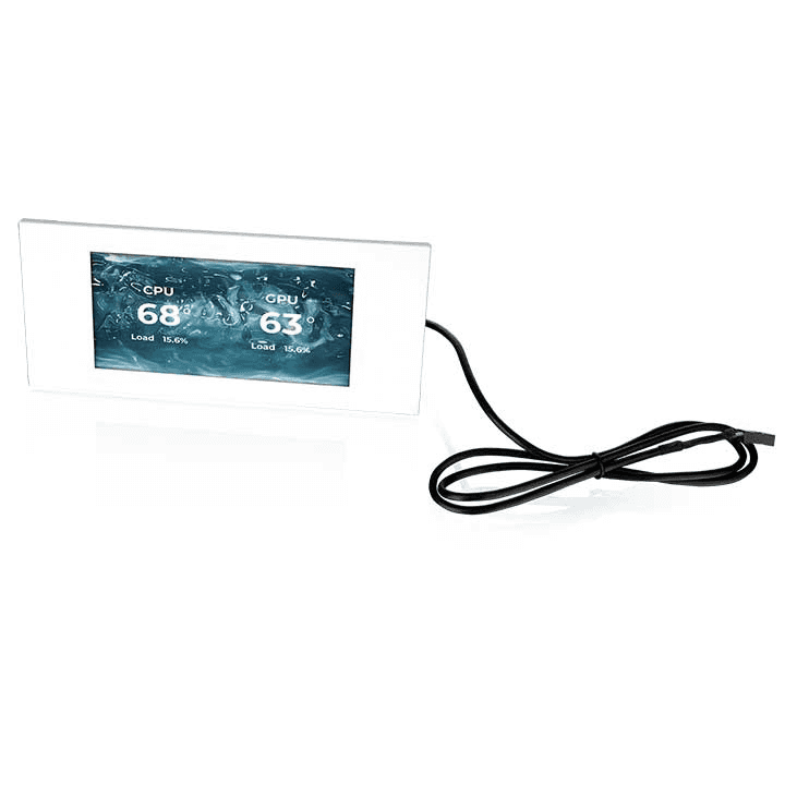 Thermaltake 6.0" LCD Panel Kit for View 600 TG Snow, Type-C to USB (9 PIN) | AC-080-OO6NAN-A1 thumbnail 4