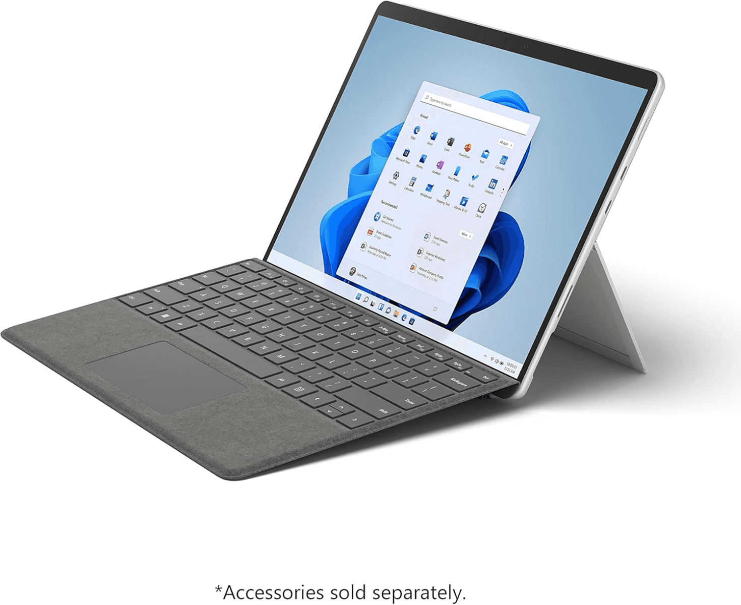 Microsoft Surface Pro 8: 2 in 1 Business Laptop, 11th Gen Intel Core i7 Processor, 16GB RAM 1TB, Platinum, Combine the power of a laptop with the flexibility of a tablet, and every angle in between | EED-00021 thumbnail 3