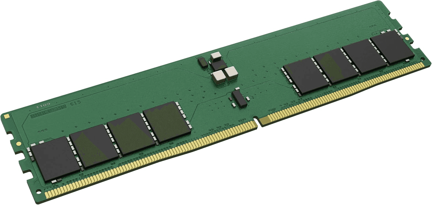 Kingston 64GB DDR5 6400MT/s Non-ECC Clocked Unbuffered DIMM Desktop Memory (RAM),  CL52 2RX8 1.1V 288-pin 32Gbit | KVR64A52BD8-64  thumbnail 2