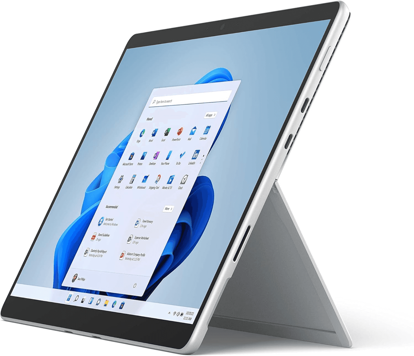 Microsoft Surface Pro 8: 2 in 1 Business Laptop, 11th Gen Intel Core i7 Processor, 16GB RAM 1TB, Platinum, Combine the power of a laptop with the flexibility of a tablet, and every angle in between | EED-00021 thumbnail 2
