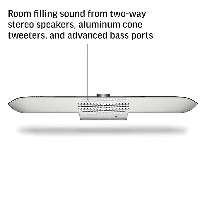 HP Poly - Studio X70 Video Bar + TC8 Touch Controller (Plantronics + Polycom) - Premium 4K Audio & Video Conferencing for Large Conference Rooms - Camera, Speakers, Mics - Works with Teams, Zoom & More | 8L531AA#ABB thumbnail 8