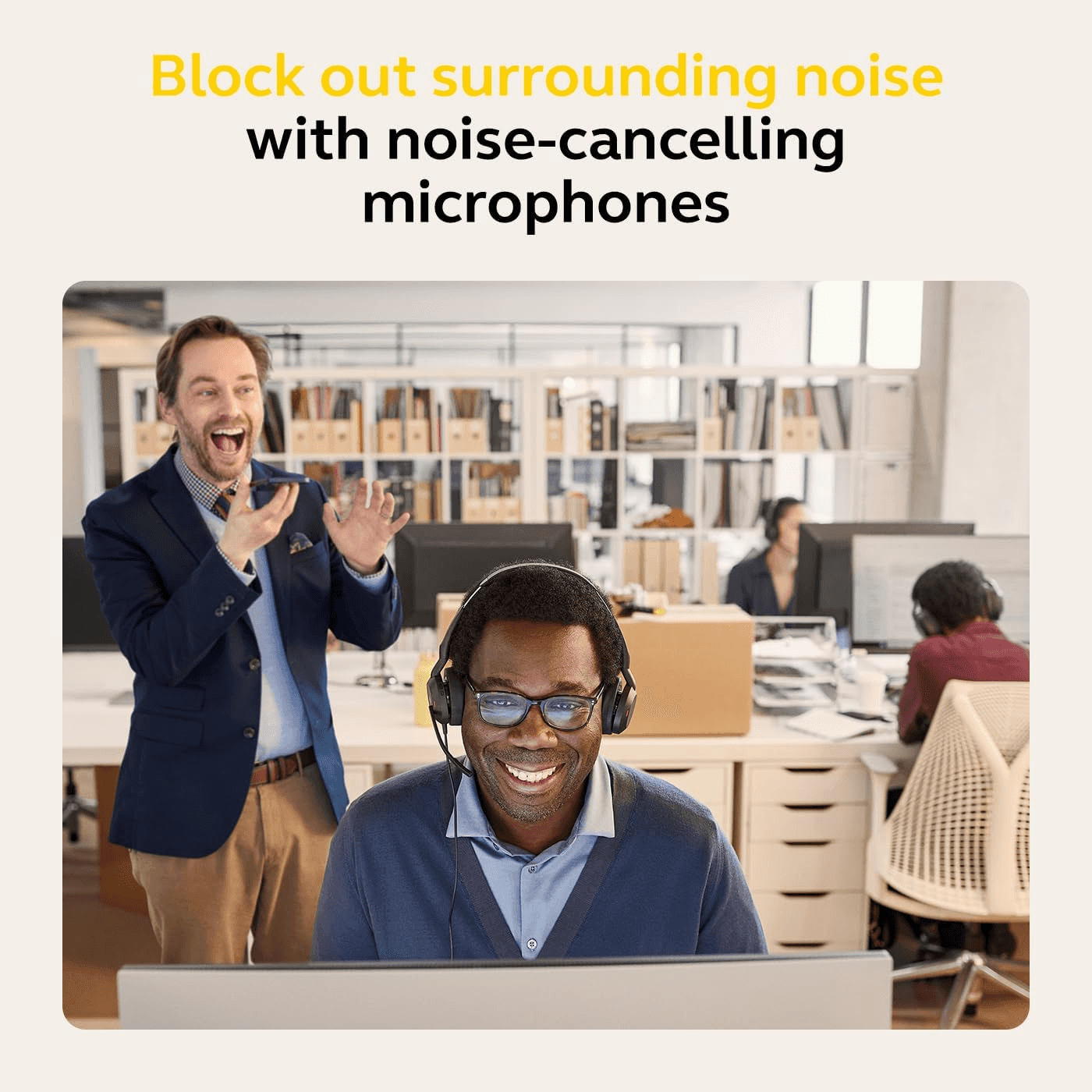 Jabra Jabra Evolve2 50 Wired Stereo Headset AirComfort Technology, Noise-Cancelling Mics & Active Noise Cancellation, MS Teams Certified, Works with All Other Platforms,USB-C, Black | 25089-999-899 - thumbnail 8