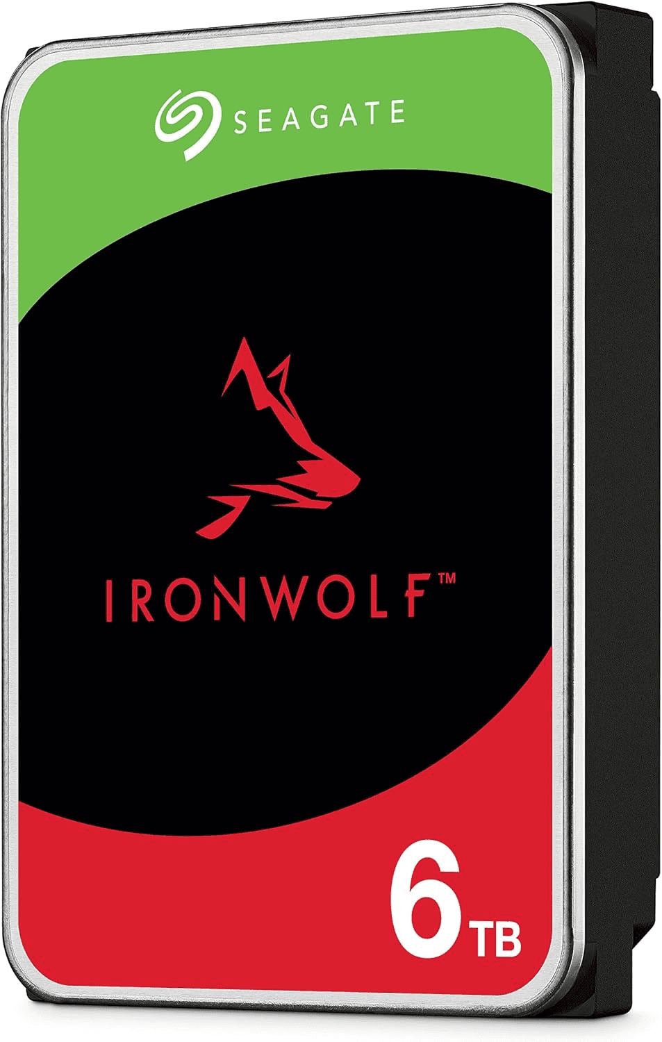 Seagate Seagate IronWolf 6TB NAS Internal Hard Drive, SATA 6Gb/s Interface, 5400 RPM, CMR Technology, 256MB Cache, 3.5-Inch, Designed for 1–8 Bay NAS Systems | ST6000VN006 - thumbnail 2