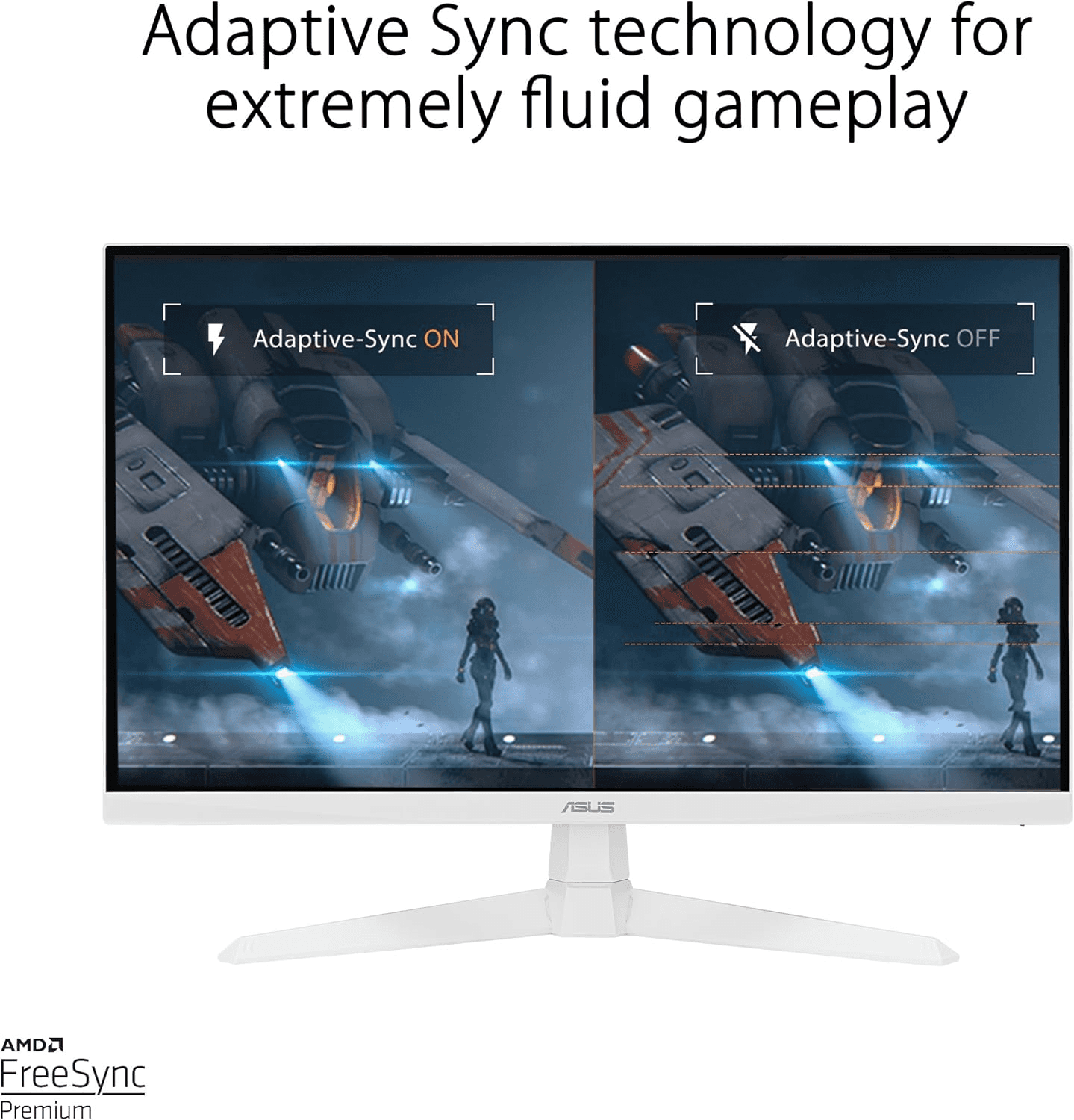 ASUS TUF Gaming VG249Q3A-W 24-inch Gaming Monitor, Full HD(1920x1080), 180Hz, Fast IPS, ELMB, 1ms (GTG), FreeSync Premium, Variable Overdrive, 99% sRGB | 90LM09B2-B01170 thumbnail 5