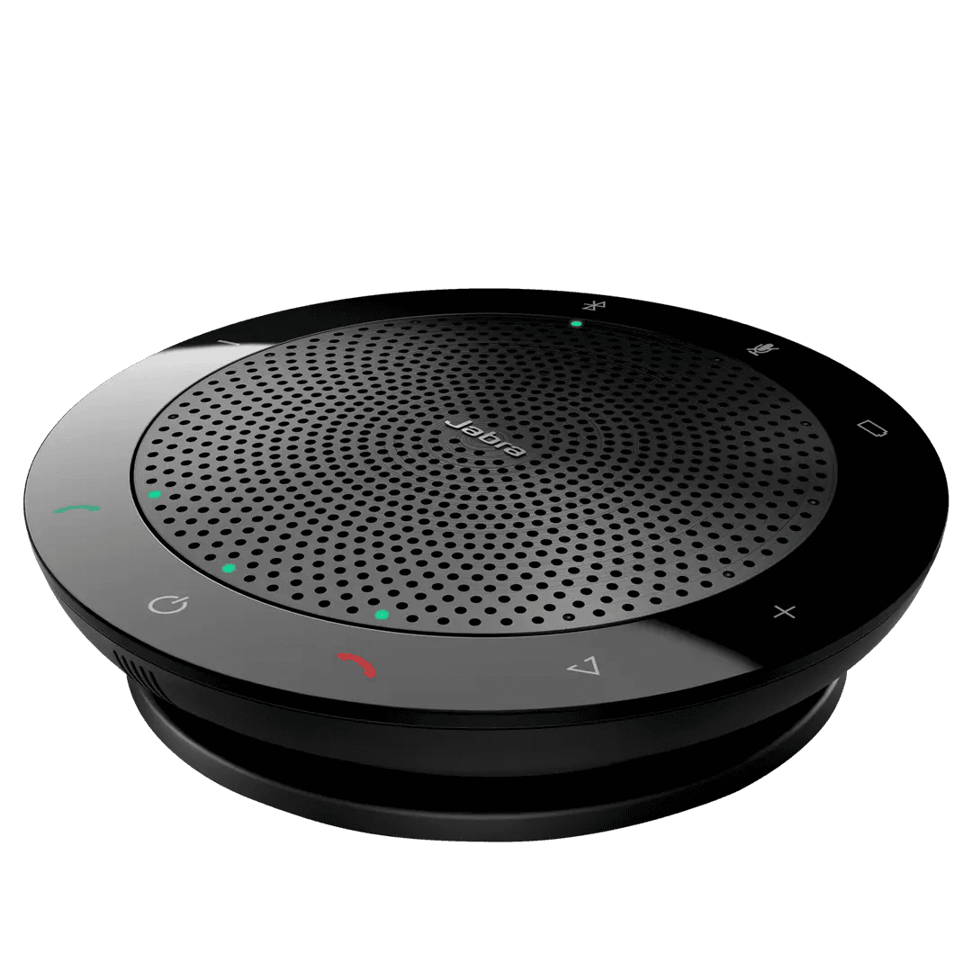 Jabra Jabra Speak 510+ Speaker Phone - Microsoft Certified Portable Conference Speaker with Bluetooth Adapter and USB - Connect with Laptops, Smartphones and Tablets, Black | 7510-309 - thumbnail 1