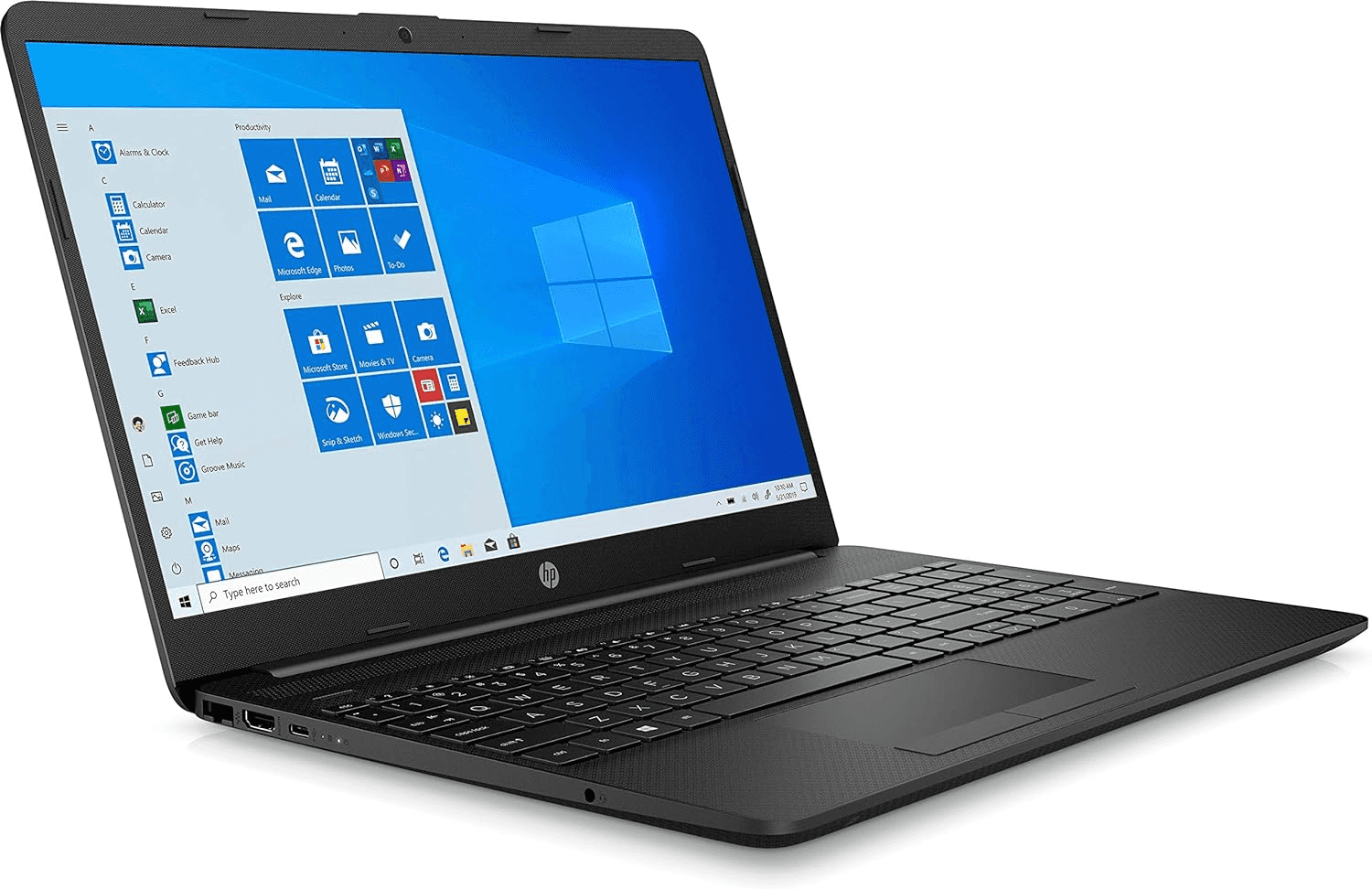 HP Laptop 15-dw3064ne, 15.6" FHD, 11th Gen. Intel?? Core??? i5, 8GB RAM, 512GB SSD, NVIDIA?? GeForce?? MX350 2GB, Windows 10,EN AR KB, Black, 3Y7N2EA thumbnail 5