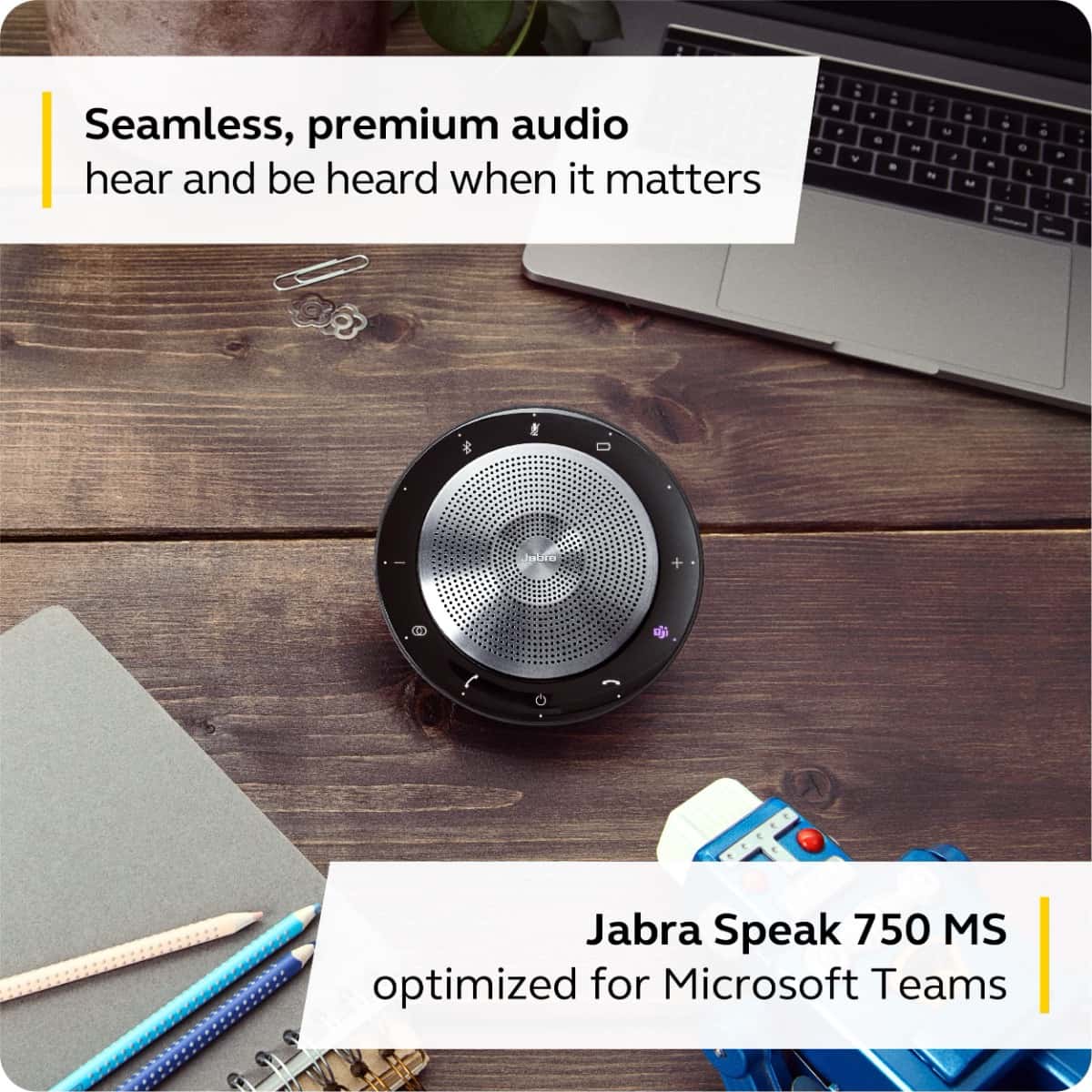 Jabra Jabra PanaCast Meet Anywhere Video Conference Bundle Conference Room Camera with 180 Panoramic-4K View Jabra Speak 750 Conference Speakerphone, MS Teams Certified, Works with Zoom, Google Meet  8402-129 - thumbnail 2