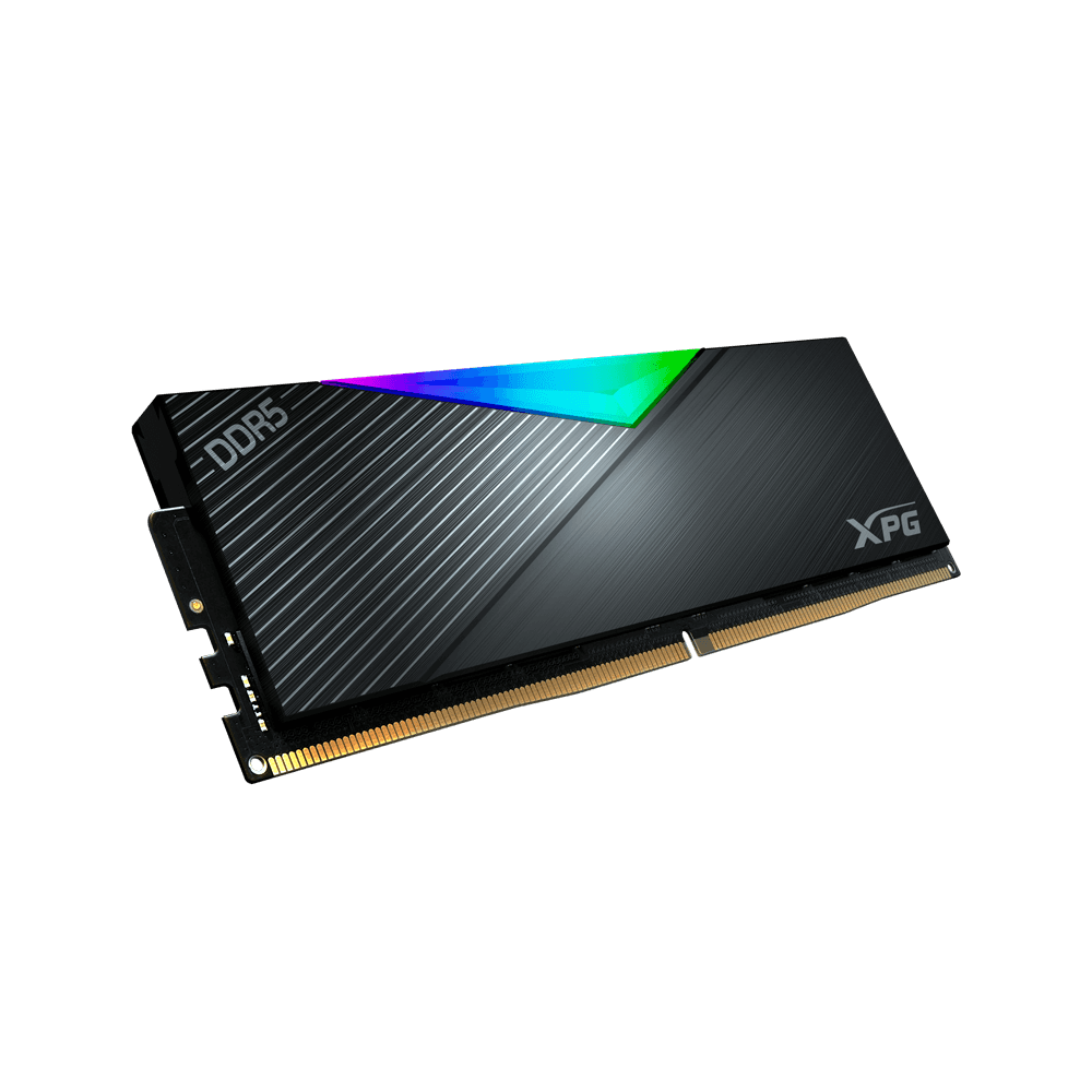 HIKVISION ADATA XPG Lancer 16GB DDR5 ECC Desktop Memory with Heatsink, 7200 MHz, CL34-46-46, Intel XMP, Memory Voltage, Black | AX5U7200C3416G-CLARBK - thumbnail 1