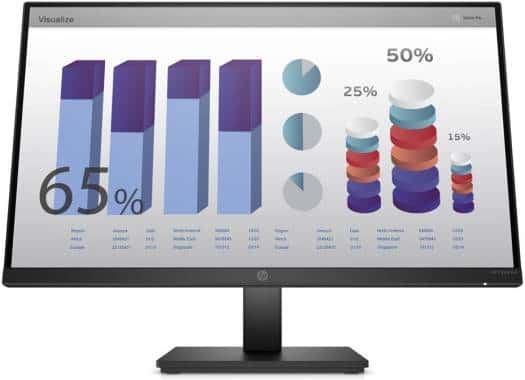 Hp HP P24Q G4 2K 24 Inch Monitor, 23.8" QHD 2560 x 1440 IPS Display, 60Hz Refresh Rate, 5ms (GtG) Response Time, 16:9 Aspect Ratio, VESA Mountable, HDMI / VGA Display Input, Black | 8MB10AA - thumbnail 1