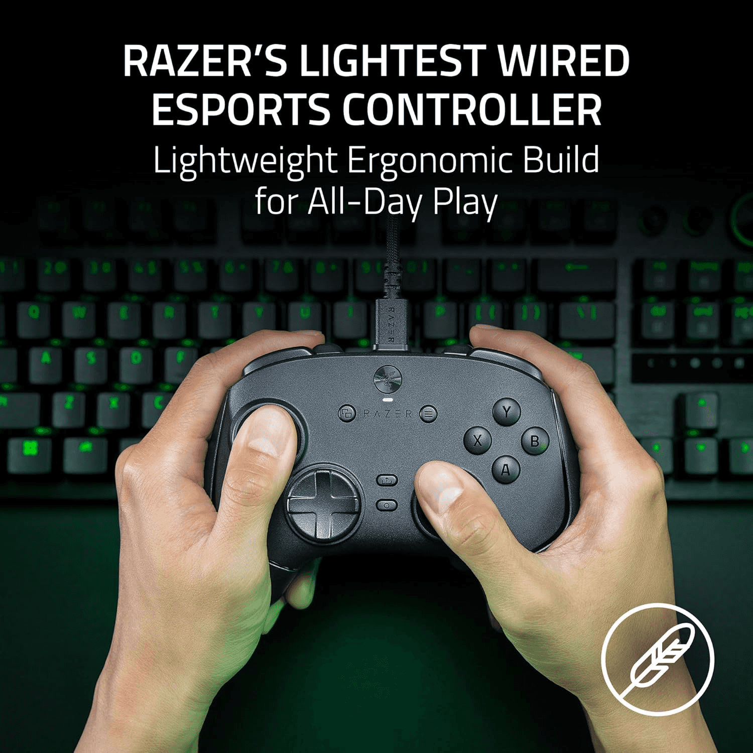 RAZER Razer Wolverine V3 Tournament Edition Wired PC Gaming Controller,  8K Hz Polling Rate, Hall Effect Thumbsticks, Mecha-Tactile Buttons, Black | RZ06-05550100 - thumbnail 4