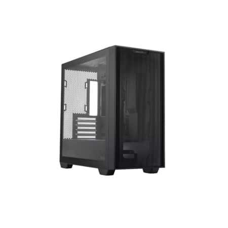 Asus ASUS A21 micro-ATX PC Case, Tempered Glass Side & Mesh Front, up to 360mm Radiators Fits Up to 5x 140mm Fans, Clean Cable Mgt, 1 x 2.5" Bay 2 x 2.5"/3.5", 2x USB 3.2, Black | 90DC00H0-B09010 - thumbnail 2