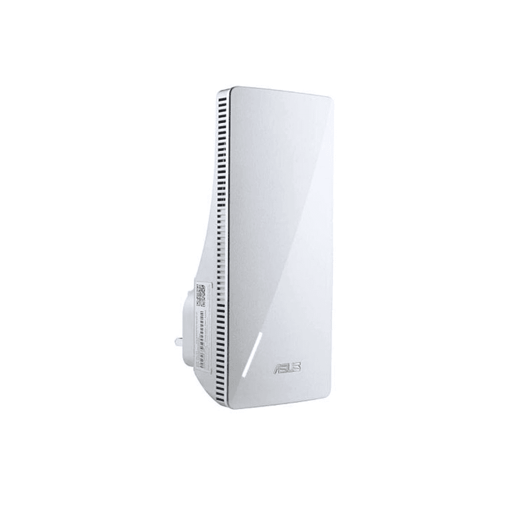 Asus ASUS RP-AX58 AX3000 Dual-band WiFi 6 Range Extender/ AiMesh Extender, for Seamless Mesh Wi-Fi, Up to 3000 Mbps Wi-Fi Speed, 1x RJ45 LAN Port, UK Plug, White | 90IG07C0-MU0C10 - thumbnail 3
