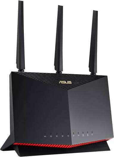 Asus ASUS RT-AX86U Pro AX5700 Wireless Router, Up to 5665 Mb/s, Dual-Band, 4x Ethernet Ports, AiProtection Pro, Red-Black | 90IG07N0-MU2B00 - thumbnail 10
