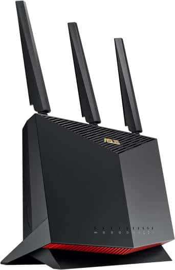 Asus ASUS RT-AX86U Pro AX5700 Wireless Router, Up to 5665 Mb/s, Dual-Band, 4x Ethernet Ports, AiProtection Pro, Red-Black | 90IG07N0-MU2B00 - thumbnail 5