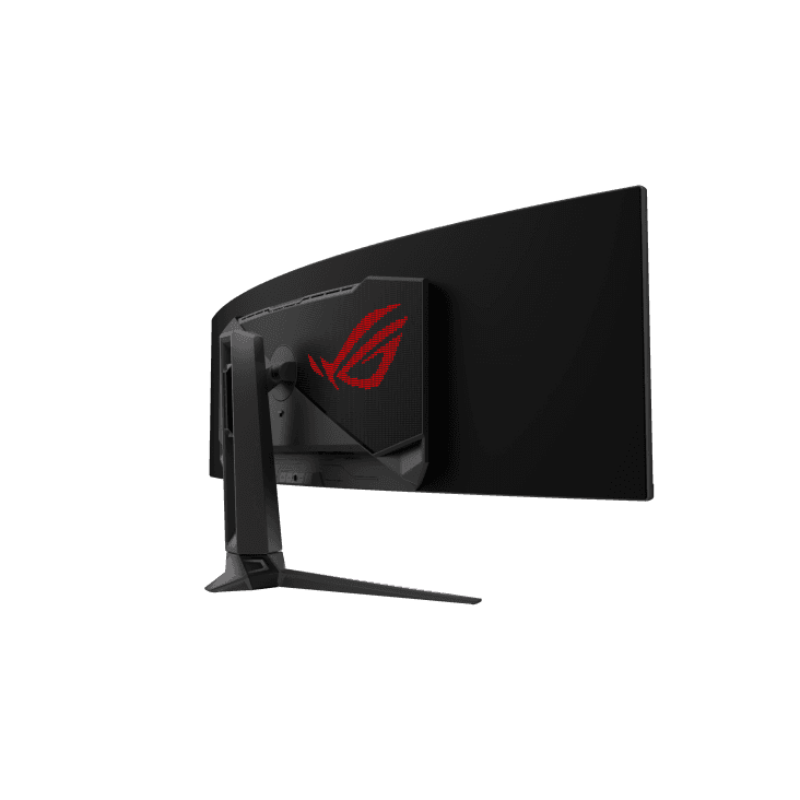 Asus ASUS ROG Swift OLED 49" PG49WCD Ultrawide Curved Gaming Monitor, QD-OLED Panel, 144 Hz / 0.03ms, FreeSync / G-SYNC, Custom Heatsink, ROG Smart KVM, 90 W Type-C, DP/HDMI, Black | 90LM09C0-B01970 - thumbnail 2